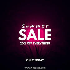 Summer Sale Video Ad Template Templates Sale Poster Flyer Template