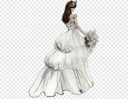 Maybe you would like to learn more about one of these? Frau Halt Blumenstrauss Illustration Hochzeitseinladung Braut Brautkleid Handgemalte Braut Brautkleider Brautkleid Kleid Png Pngegg