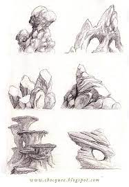 All Sizes Rock Studies Flickr Photo Sharing Drawings Drawing Rocks Nature Drawing