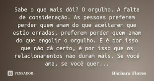 Barbara Flores Mensagem De Consideracao Frases Sobre Ela E Falta De Consideracao
