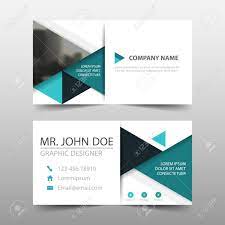 Customize your business cards with dozens of themes, colors, styles or add your own design to make an impression. Green Triangle Corporate Business Card Name Card Template Horizontal Royalty Free Cliparts Vectors And Stock Illustration Image 81440476