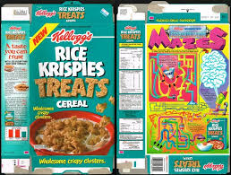 Entire Layout Of Rice Krispies Treats Cereal Box Rice Krispie Treats Cereal Rice Krispies Rice Krispie Treats