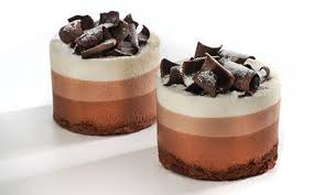 Triple Chocolate Mousse Cakes Mousse Au Chocolat Patisserie Chocolat