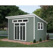 Shop duramax building products (common: Shop Heartland Metropolitan Lean To Engineered Wood Storage Shed Common 8 Ft X 12 Ft Interior Dimensions Backyard Sheds Wood Storage Sheds Shed Design Plans