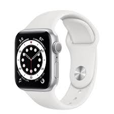 Apple Watch Series 6 Gps 44mm Silver Aluminum Case With White Sport Band Regular Apple Buy Apple Watch Apple Watch Apple Watch Series