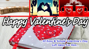 Browse a wide range of valentines day ideas for him and inspiration, from photos and templates in a stunning selection of styles and colours. Valentine S Day Gift For Him 10 Easy Simple Valentine S Day Gift Ideas For Boyfriend Youtube