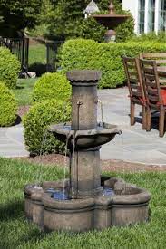 Amazon Com Alfresco Home Apollo Resin Fountain Brown Patio Lawn Garden Outdoor Fountain Water Features In The Garden Fountains Outdoor
