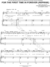 For The First Time In Forever Reprise From Frozen Sheet Music In Eb Major Transposable Download Print Sheet Music Music From Frozen Music