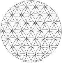 Blume des lebens sashiko, große wall schablone, moderne geometrische wand schablonen für malerei, schablonen für wände, spitze wand schablone muster. Pin On Mandala Malen