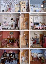 How I Wallpaper My Miniature Dollhouse Walls Victorian Dollhouse Doll Houses For Sale Dolls House Interiors