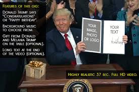 You're now ready to cut the card using your cricut machine! Make Donald Trump Say Congratulations And Sign Your Card With Text And Photo By Vitals81 Fiverr