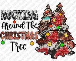 Rocking Around The Christmas Tree Png Sublimation Design Etsy In 2021 Shop Design Tree Shop Christmas Designs
