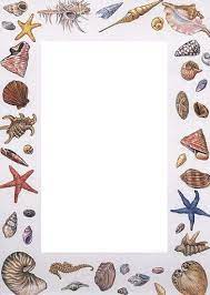 Border Underwater Theme Party Beach Frame Underwater Party