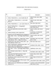 Bil kod buku judul buku harga. Senarai Buku Teks Tahun 1 Nama Murid Nur
