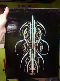 Pinstriping By Hotrod Jen Pinstriping Designs Pinstriping Pinstripe Art