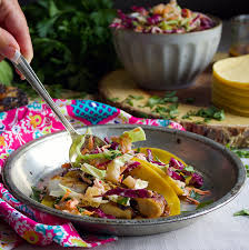 Oil the grill grates well and grill the fish until it's cooked through and lightly charred, 1 1⁄2 to 2 minutes per side. Mahi Mahi Fish Tacos With Pineapple Coleslaw A Little And A Lot