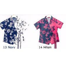 Tapi baju batik nggak hanya dipakai untuk acara resmi lo! Fc37 Baju Batik Wanita Lengan Pendek Model Asimetris Pita Samping U Atasan Kerja Katun Strecth Shopee Indonesia
