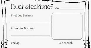 Buchvorstellung Buchvorstellung Bucher Deutsch Unterricht