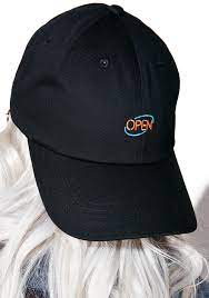 Open Sign Dad Hat Dad Hats Hats Embroidered Hats