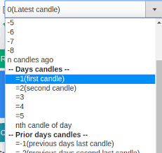 Filter Stocks Using 1st 2nd Or Any Candle In Our Scanner