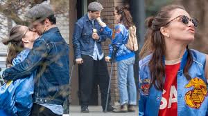 Katarzyna Wajda i Bartłomiej Kotschedoff pałaszują lody i CAŁUJĄ SIĘ na mieście (ZDJĘCIA)