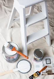 Girl's guide to painting trim white. Refinishing A Kitchen Step Stool With Cil