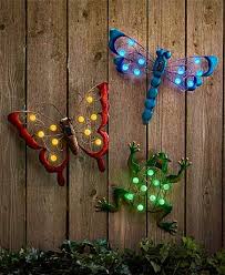 Solar Garden Wall Hangings Solar Lights Garden Garden Wall Art Garden Lighting Design
