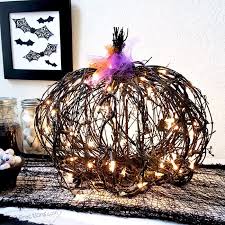 Take a ride on the wine trains and see. Black Grape Vine Pumpkin With Lights Tutorial 100 Directions