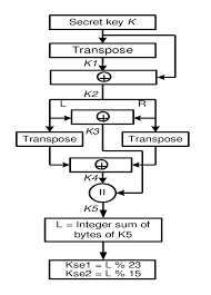 flow chart of steps 1 through 8 9 two matrices ks1 and ks2