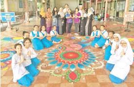 Kinabalu, smk st mary papar, smk takis papar, sm st. Deepavali Kolam Pressreader