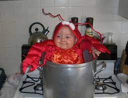 In Pot Lobster Baby Costume For Halloween Png
