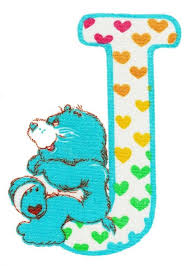 Buchstabe Letter J Care Bear Birthday Alphabet Style Bear Birthday