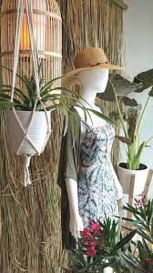 Picture Boho Window Tropical Boho Store Window Display