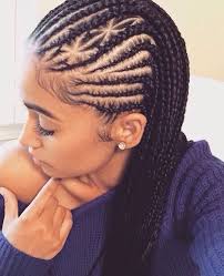 Cornrows hairstyles created by making knots in the hair strands very close to the scalp. 24 Cornrows Into Individuals Ideas Natural Hair Styles Braid Styles Girls Braids
