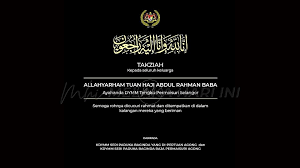 Biasanya, ungkapan semacam ini cocok diucapkan jika kamu mempunyai hubungan kekerabatan yang dekat dengan yang bersangkutan. Agong Permaisuri Zahir Ucapan Takziah Kepada Tengku Permaisuri Selangor
