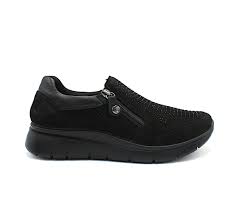 Enval Soft Womens Sneakers With Comfortable Winter Wedge Memory Foam Black
