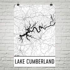 Lake Cumberland Ky Art And Maps In 2020 Table Rock Lake Table Rock Lake Missouri Lake House Wall Art