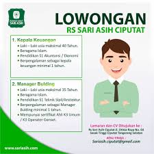 Menurut agus, seharusnya dinas pendidikan dapat mengantisipasi dengan memanfaatkan data pokok pendidikan (dapodik) sd, yang memuat lengkap alamat peserta didik hingga kelurahan secara akurat. Lowongan Kerja Di Rs Sari Asih Rs Sari Asih Group Facebook