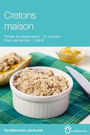 Une Portion De Creton Est Une Savoureuse Facon D Ajouter Des Proteines A Un Dejeuner A Un Diner Ou A Une Collation 0 Cretons Recipe Recipes Pork Pate Recipes