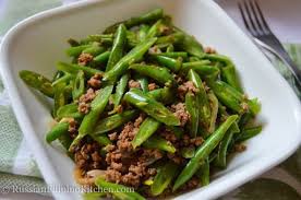Sauteed Green Beans With Ground Beef Filipino Style Ginisang Baguio Beans With Green Beans Lean Ground Beef Sauteed Green Beans Green Beans Sauteed Greens
