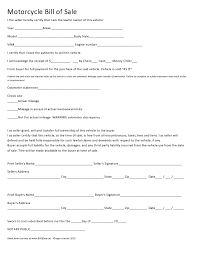 To find such a form, visit your state's dmv or department of transportation website. 29 Printable Motorcycle Bill Of Sale Forms Free Templatearchive