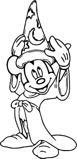 Rapunzel (and her gorgeous hair) and flynn rider are the stars of these free tangled themed disney coloring pages! Wizard Mickey Mouse Coloring Pages Novocom Top