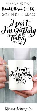 Svg files, especially those exported from various editors, usually contain a lot of redundant and useless information. Hand Lettered I Can T I M Crafting Today Free Svg Cut File