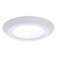 Halo 5 In And 6 In 3500k White Integrated Led Recessed Retrofit Ceiling Mount Trim At Bright White Sld606935wh The Home Depot Disk Light Ceiling Mount Light Fixtures Recessed Ceiling