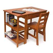 lipper kids desk and chair with storage multiple finishes walmart com desk and chair set kid desk storage chair