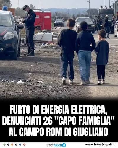 Continuano senza sosta i controlli nei campi rom della provincia di Napoli  su disposizione del Comando provinciale. Questa volta siamo nella zona Asi di  Giugliano in Campania e i carabinieri della locale