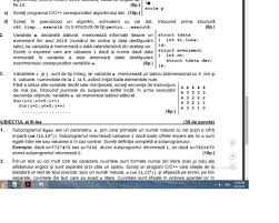 Check spelling or type a new query. La Subiectul 2 Exercitiul 2 De La Bac Informatica Olimpici 2019 Care E Raspunsul Corect Brainly Ro