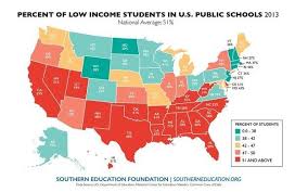 Study Finds More Than Half Of U S Public School Children From Poor Families Public School Poverty Children Education Foundation