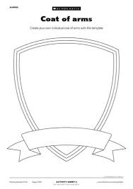 Coat Of Arms Printable Have Stamps At Each Game Craft For The Kids To Complete Print On Cardstock 4x6 With Images Coat Of Arms Medieval Crafts Castle Crafts