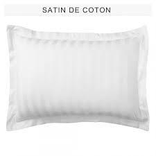 Où est mon colis ? Taie D Oreiller Satin De Coton Tertio Blanc 3 Suisses